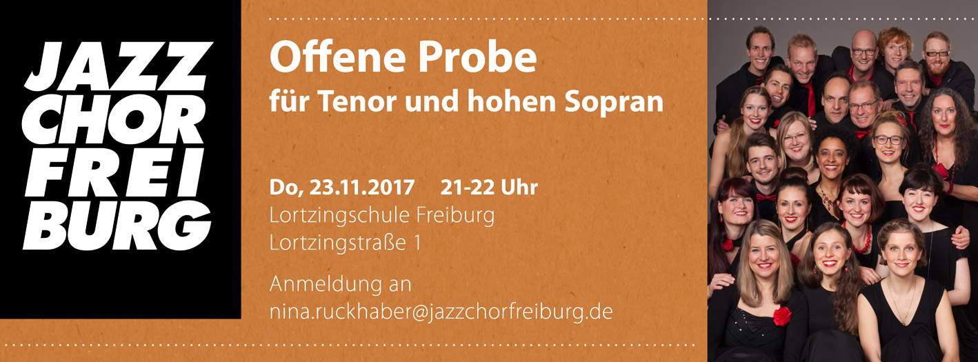 Offene Probe - Jazzchor Freiburg